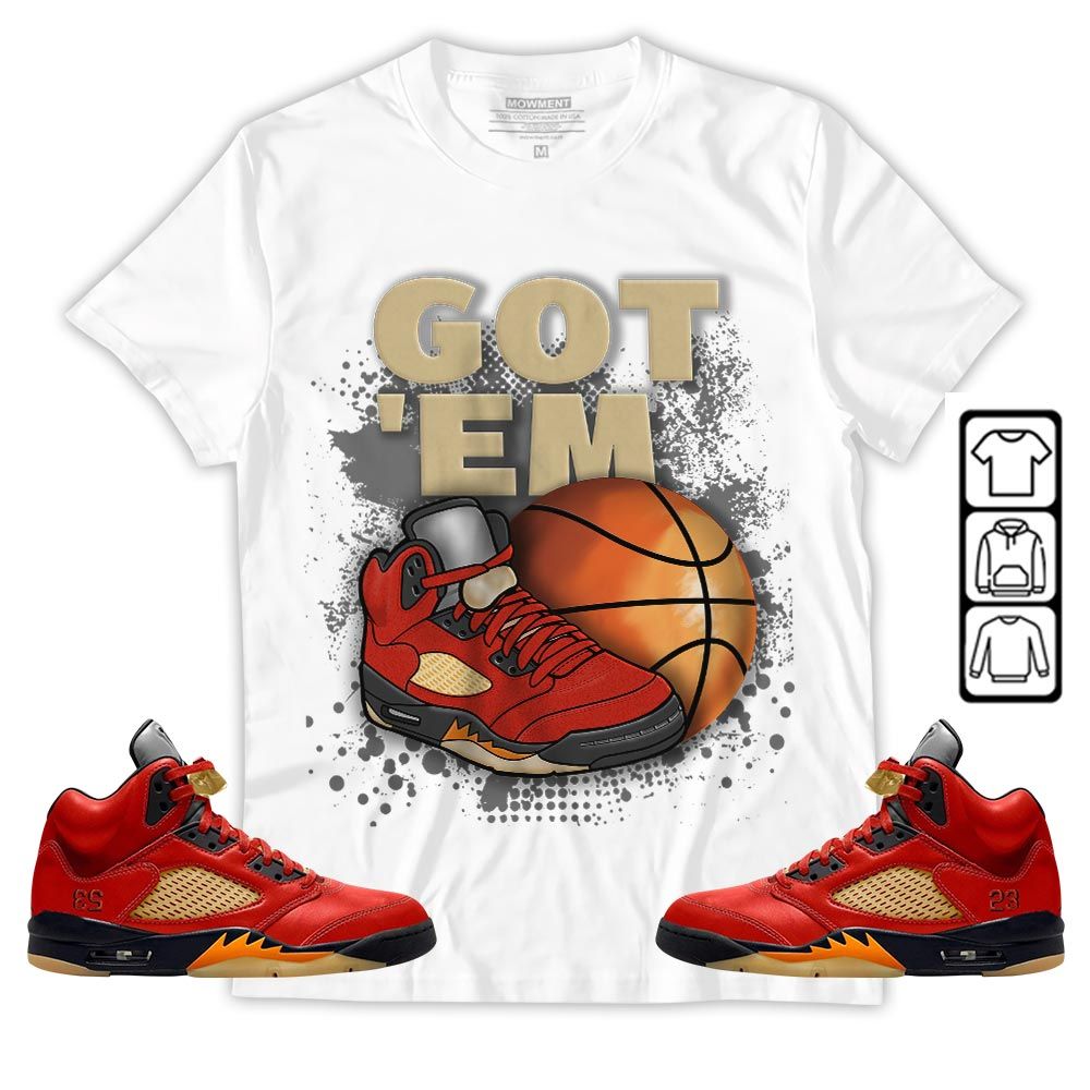 GOTEM BALLS Sneaker Shirt Match 5 Dunk On Mars, Jordan 5 Mars For Her MKO T-Shirt GOTEM BALLS Sneaker Shirt Match 5 Dunk On Mars, Jordan 5 Mars For Her MKO T-Shirt