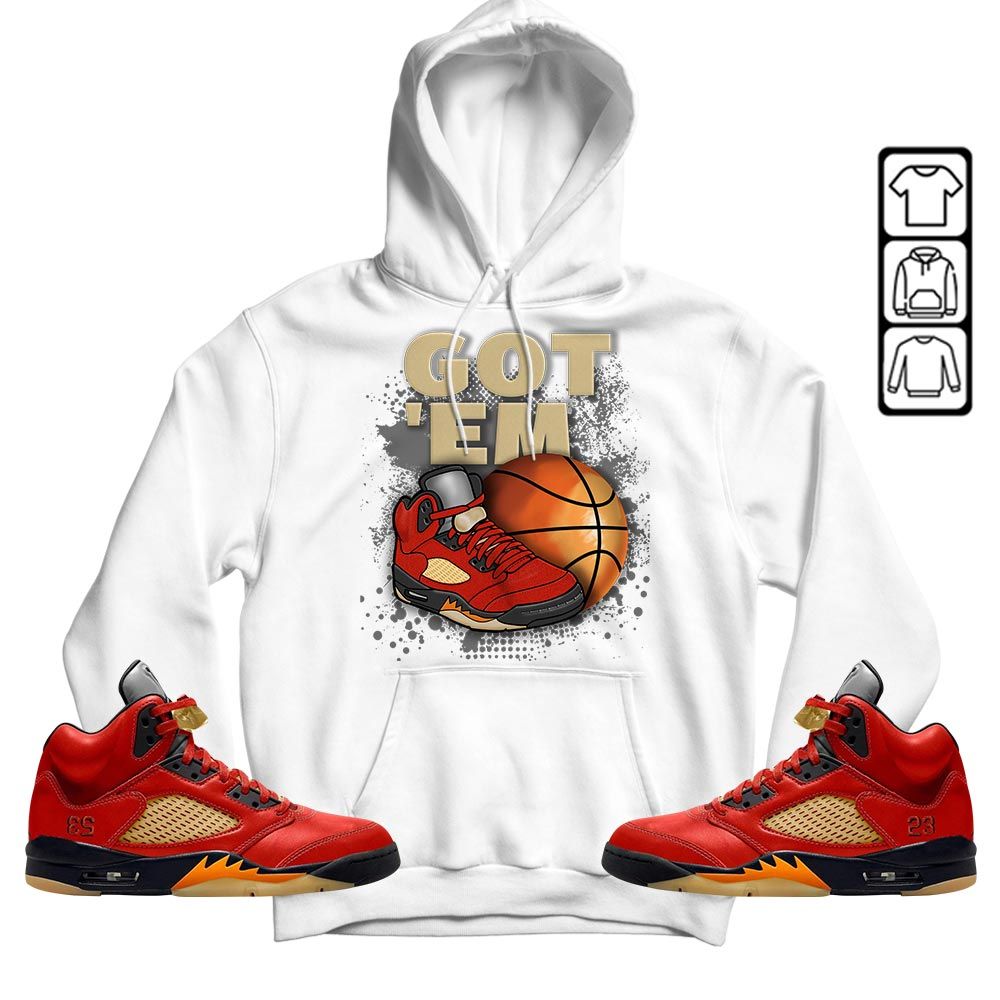 GOTEM BALLS Sneaker Shirt Match 5 Dunk On Mars, Jordan 5 Mars For Her MKO T-Shirt
