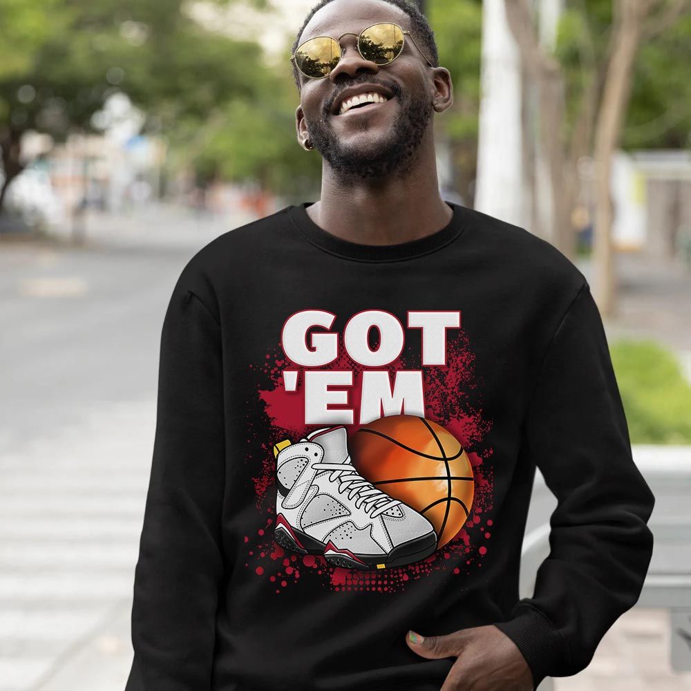 GOTEM BALLS Sneaker Shirt Match Cardinal 7s, Jordan 7 Retro Cardinal MKO T-Shirt GOTEM BALLS Sneaker Shirt Match Cardinal 7s, Jordan 7 Retro Cardinal MKO T-Shirt