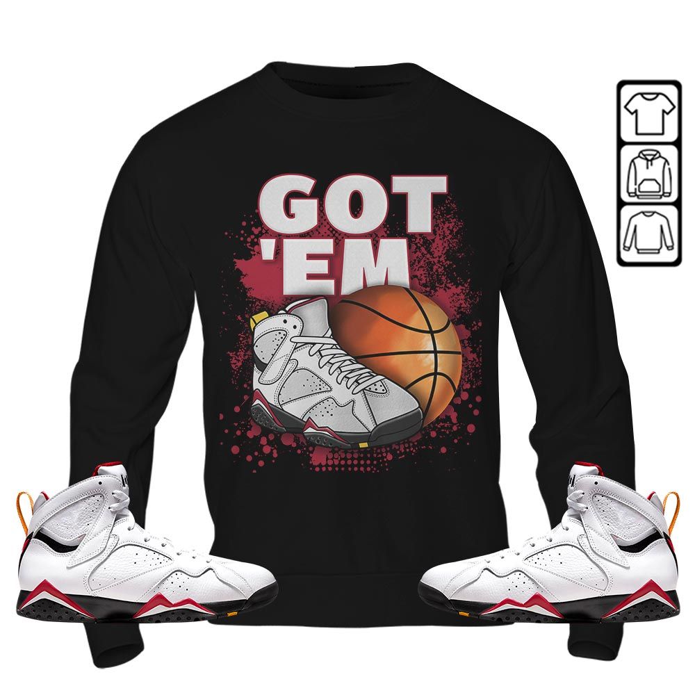 GOTEM BALLS Sneaker Shirt Match Cardinal 7s, Jordan 7 Retro Cardinal MKO T-Shirt GOTEM BALLS Sneaker Shirt Match Cardinal 7s, Jordan 7 Retro Cardinal MKO T-Shirt