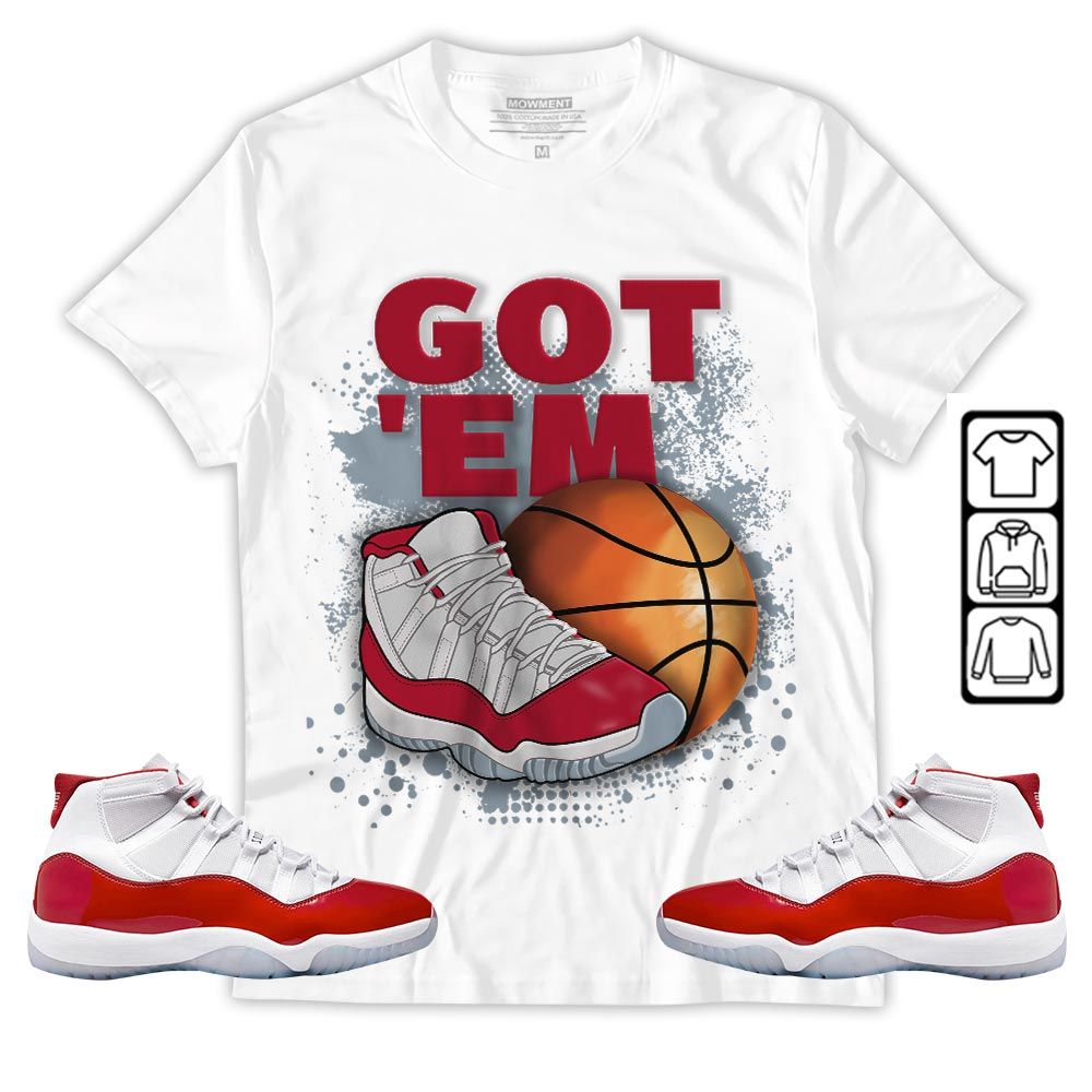 GOTEM BALLS Sneaker Shirt Match Cherry 11s, Jordan 11 Retro Cherry MKO T-Shirt
