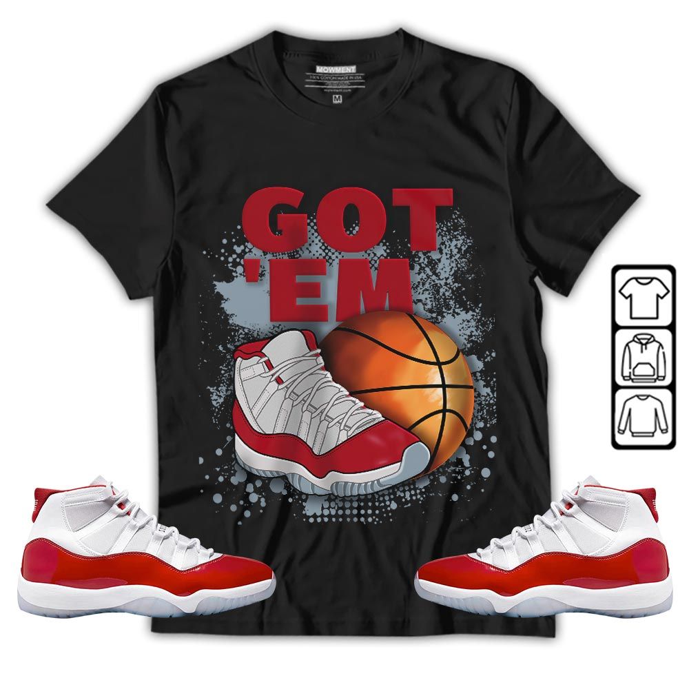GOTEM BALLS Sneaker Shirt Match Cherry 11s, Jordan 11 Retro Cherry MKO T-Shirt