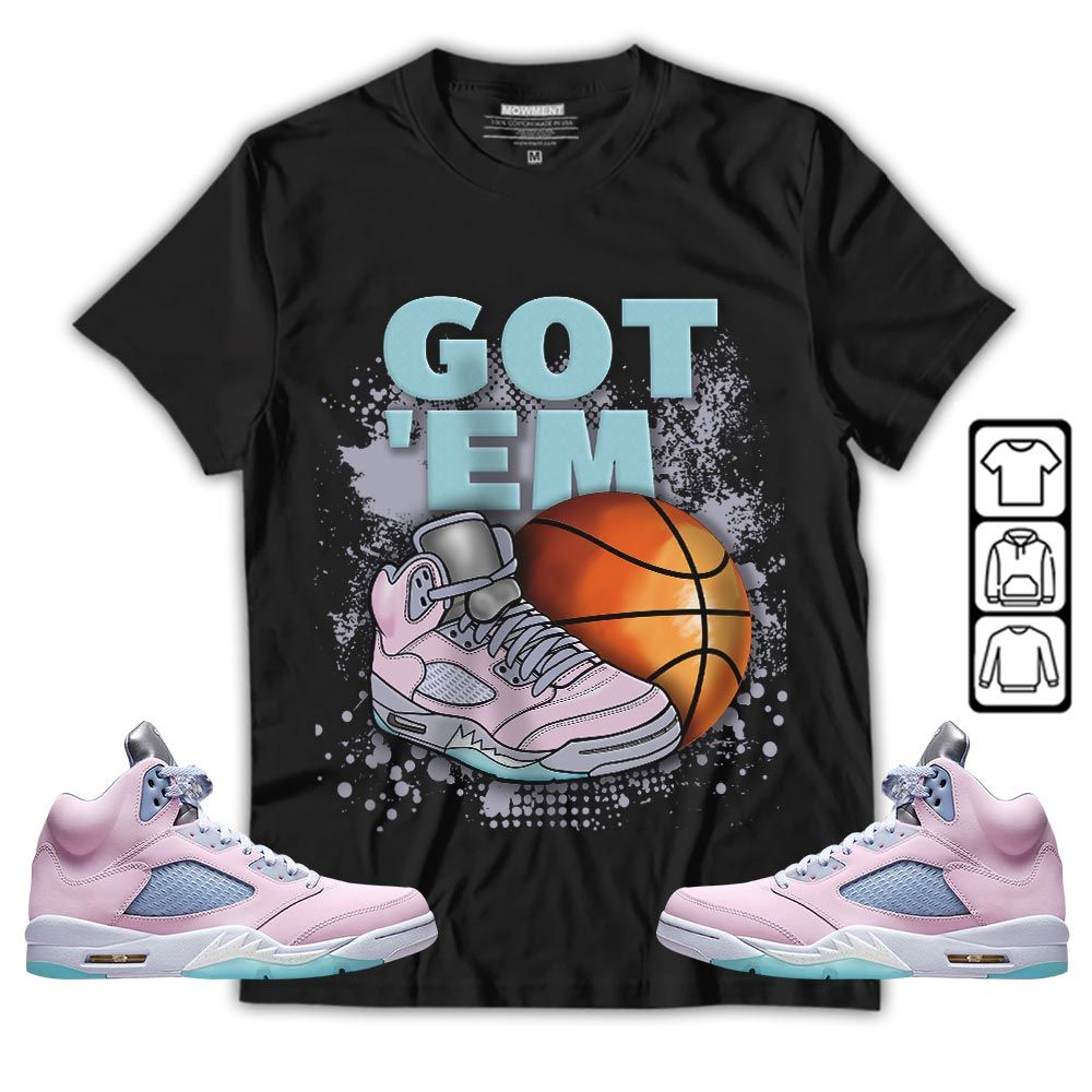 GOTEM BALLS Sneaker Shirt Match Easter 5s, Jordan 5 Retro Easter MKO T-Shirt