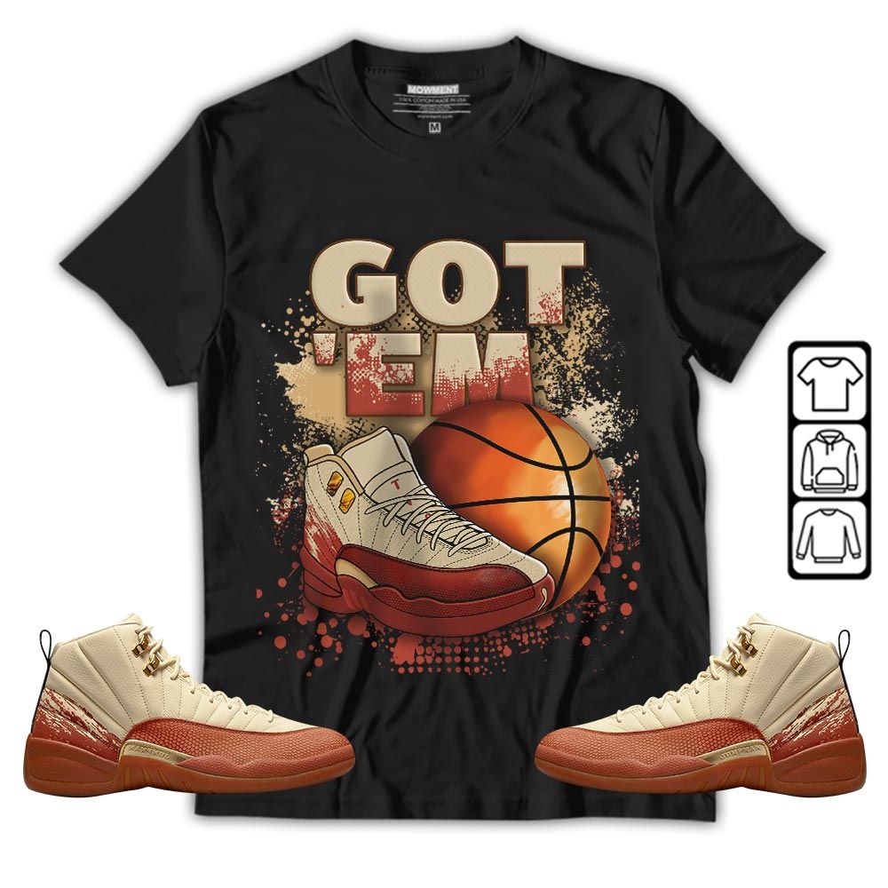 GOTEM BALLS Sneaker Shirt Match Eastside Golf 12s, Jordan 12 Retro Eastside Golf MKO T-Shirt