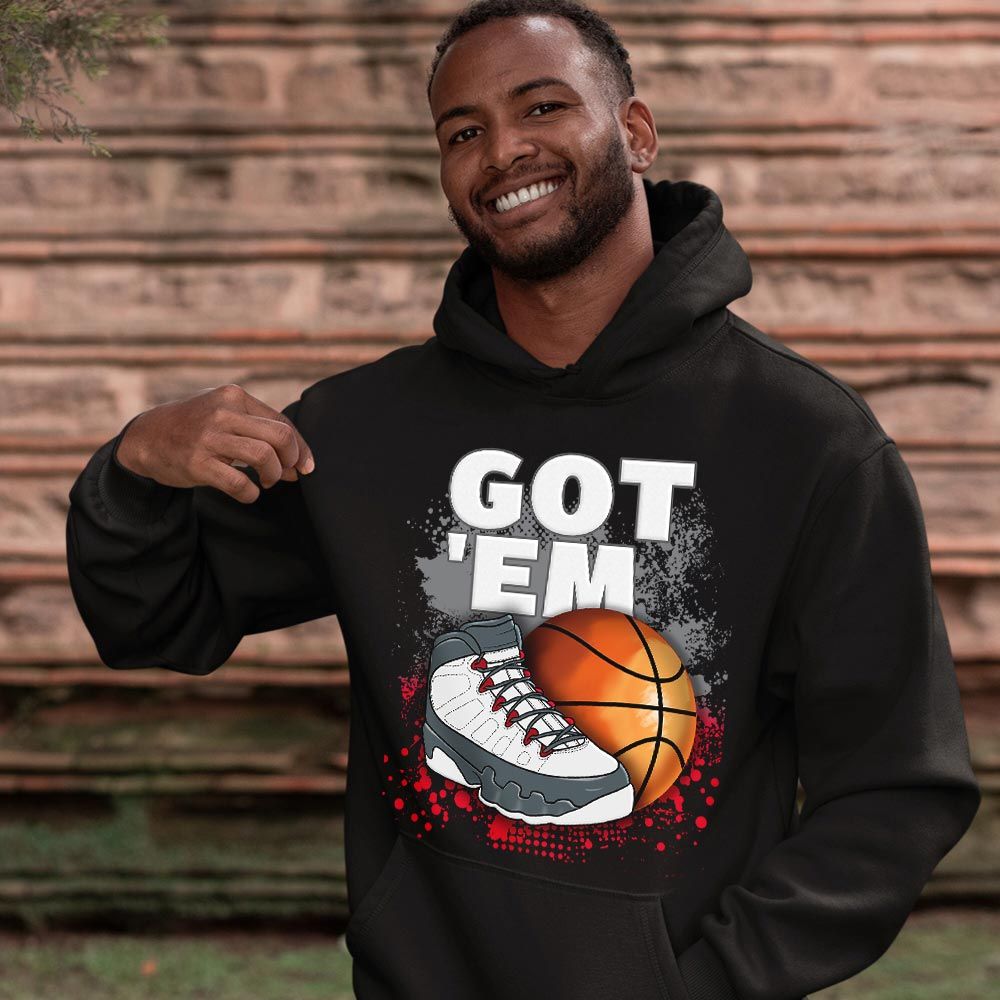 GOTEM BALLS Sneaker Shirt Match Fire Red 9s, Jordan 9 Retro Fire Red MKO T-Shirt GOTEM BALLS Sneaker Shirt Match Fire Red 9s, Jordan 9 Retro Fire Red MKO T-Shirt
