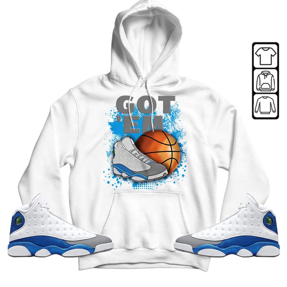 GOTEM BALLS Sneaker Shirt Match French Blue 13s, Jordan 13 French Blue MKO T-Shirt