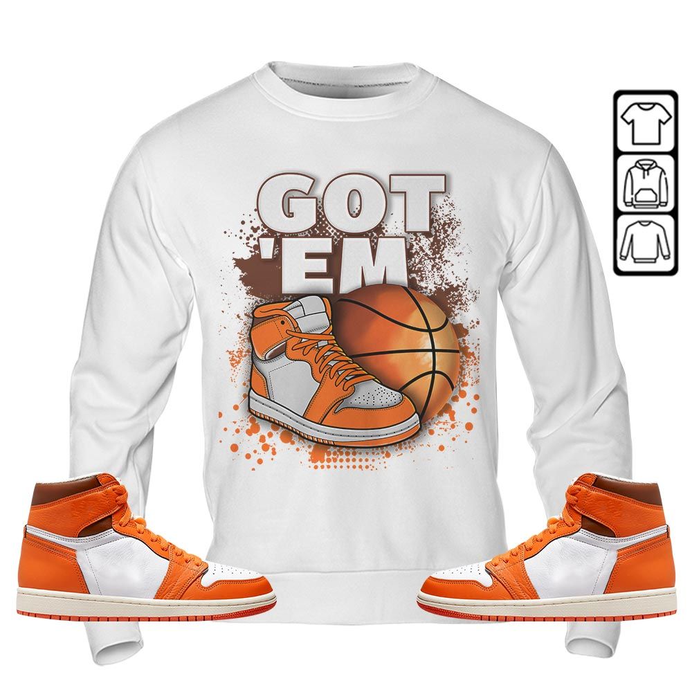 GOTEM BALLS Sneaker Shirt Match High OG Starfish 1s, Jordan 1 Retro High OG Starfish MKO T-Shirt GOTEM BALLS Sneaker Shirt Match High OG Starfish 1s, Jordan 1 Retro High OG Starfish MKO T-Shirt