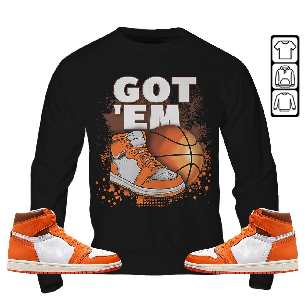 GOTEM BALLS Sneaker Shirt Match High OG Starfish 1s, Jordan 1 Retro High OG Starfish MKO T-Shirt GOTEM BALLS Sneaker Shirt Match High OG Starfish 1s, Jordan 1 Retro High OG Starfish MKO T-Shirt