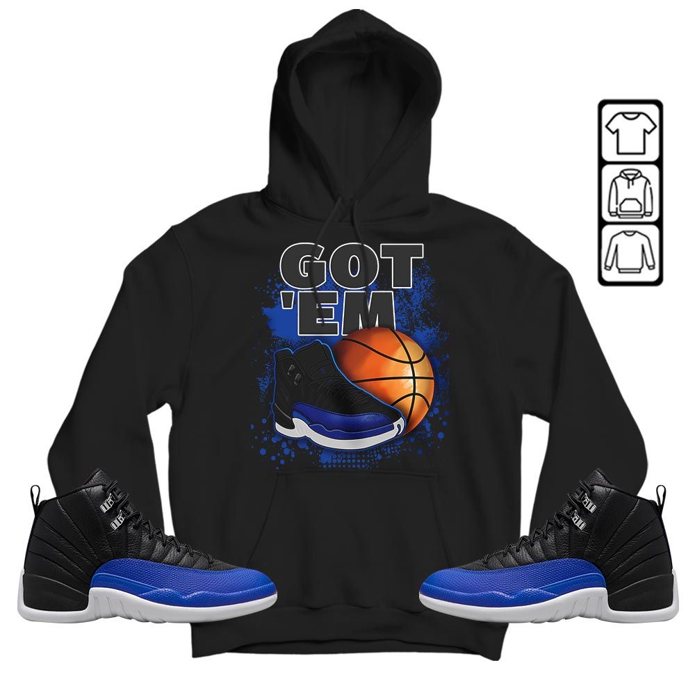 GOTEM BALLS Sneaker Shirt Match Hyper Royal 12s, Jordan 12 Hyper Royal MKO T-Shirt GOTEM BALLS Sneaker Shirt Match Hyper Royal 12s, Jordan 12 Hyper Royal MKO T-Shirt