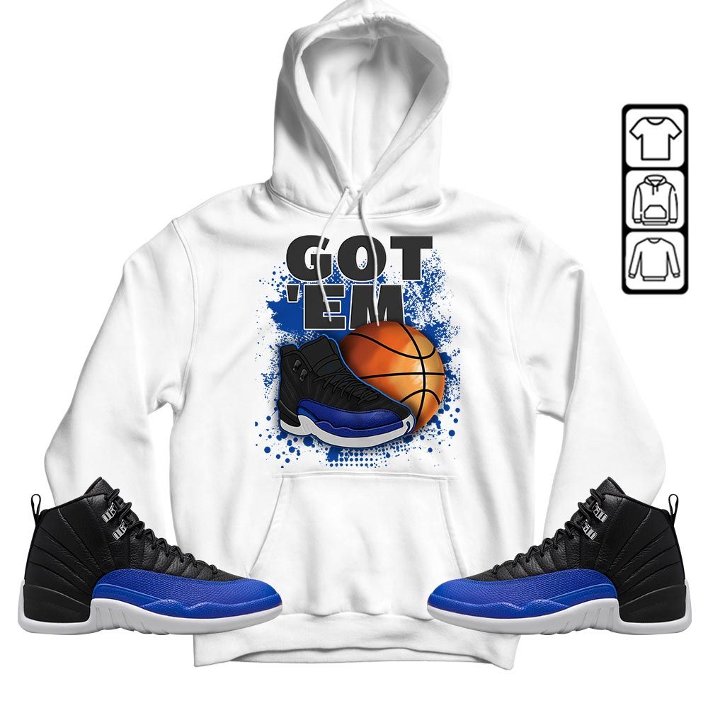 GOTEM BALLS Sneaker Shirt Match Hyper Royal 12s, Jordan 12 Hyper Royal MKO T-Shirt GOTEM BALLS Sneaker Shirt Match Hyper Royal 12s, Jordan 12 Hyper Royal MKO T-Shirt