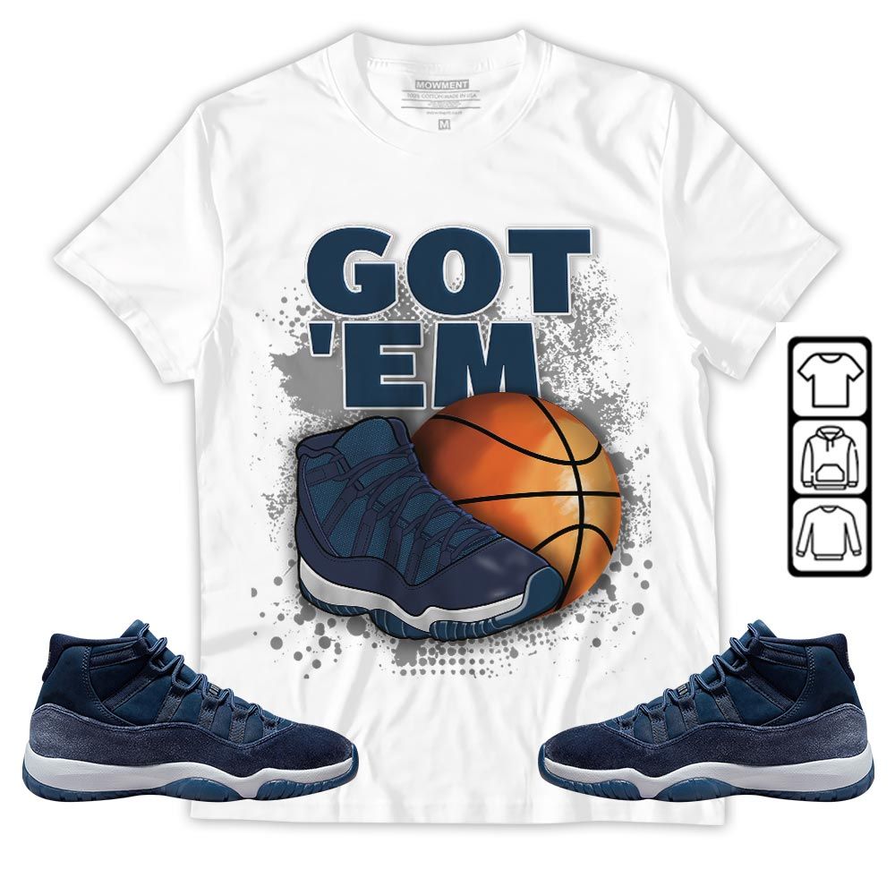 GOTEM BALLS Sneaker Shirt Match Midnight Navy 11s, Jordan 11 Retro Midnight Navy MKO T-Shirt
