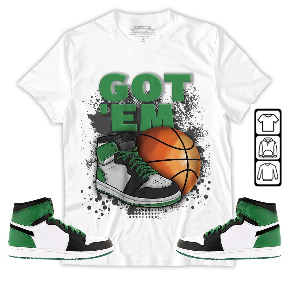 GOTEM BALLS Sneaker Shirt Match OG Celtics 1s, Jordan 1 High OG Celtics MKO T-Shirt GOTEM BALLS Sneaker Shirt Match OG Celtics 1s, Jordan 1 High OG Celtics MKO T-Shirt