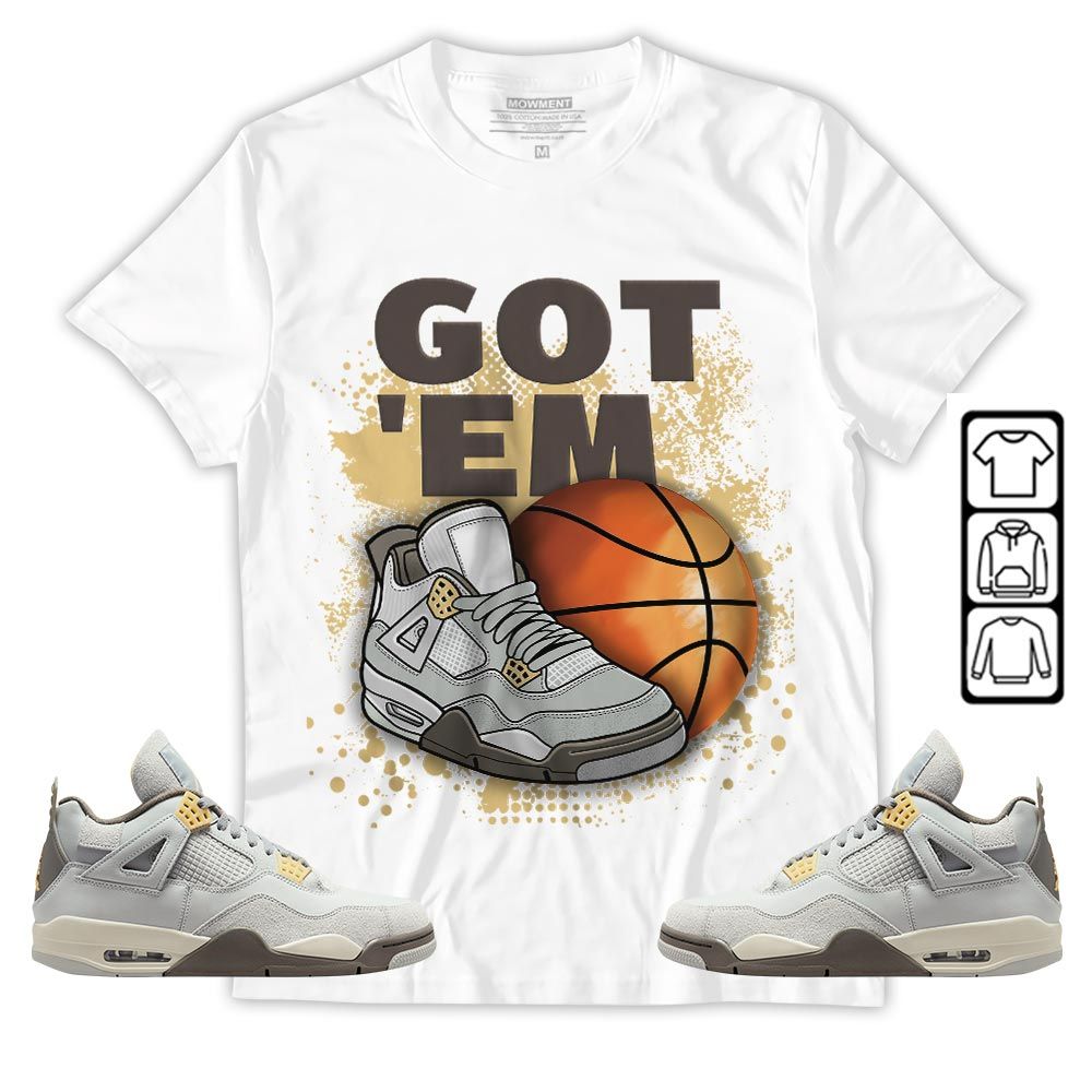 GOTEM BALLS Sneaker Shirt Match Retro Craft 4s, Jordan 4 Craft Photon Dust MKO T-Shirt GOTEM BALLS Sneaker Shirt Match Retro Craft 4s, Jordan 4 Craft Photon Dust MKO T-Shirt