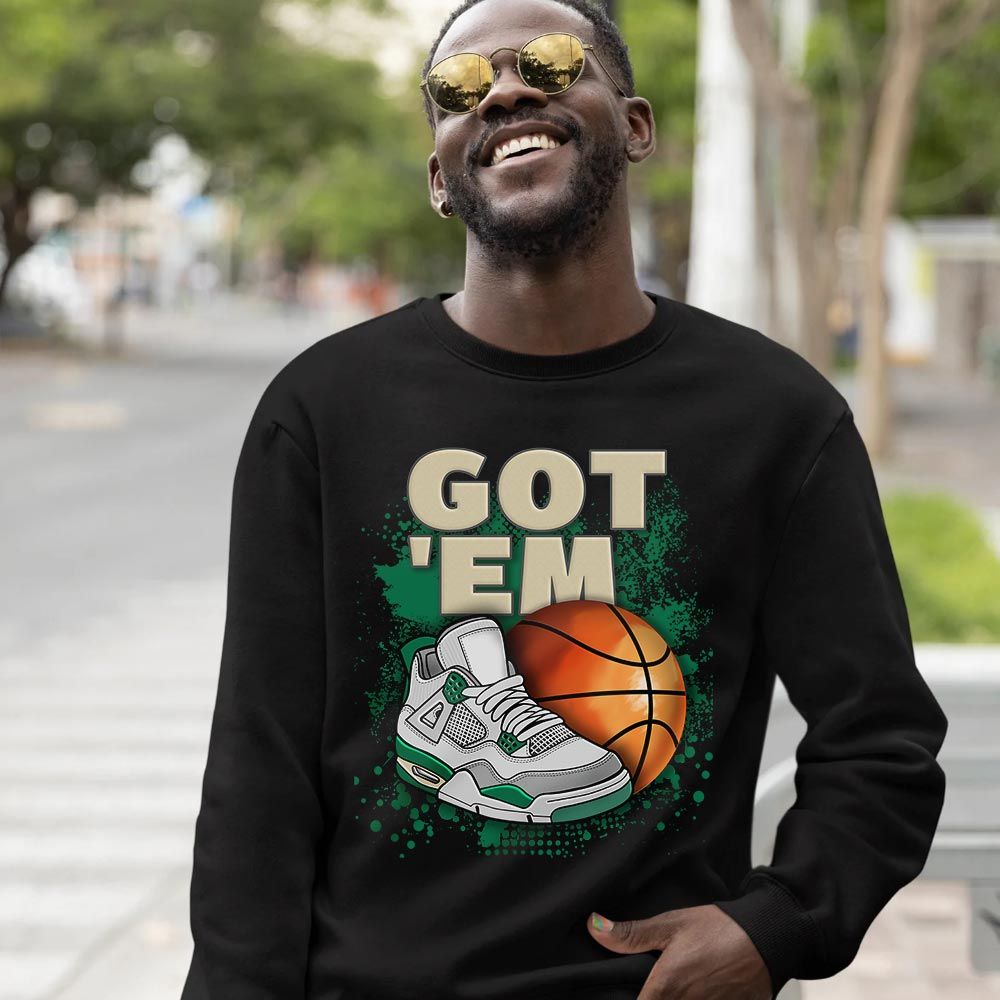 GOTEM BALLS Sneaker Shirt Match Retro Pine Green 4s, Jordan 4 Pine Green MKO T-Shirt GOTEM BALLS Sneaker Shirt Match Retro Pine Green 4s, Jordan 4 Pine Green MKO T-Shirt