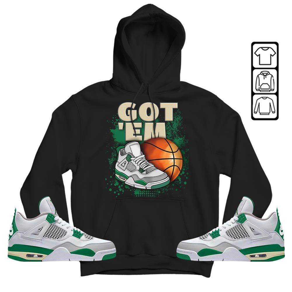 GOTEM BALLS Sneaker Shirt Match Retro Pine Green 4s, Jordan 4 Pine Green MKO T-Shirt GOTEM BALLS Sneaker Shirt Match Retro Pine Green 4s, Jordan 4 Pine Green MKO T-Shirt