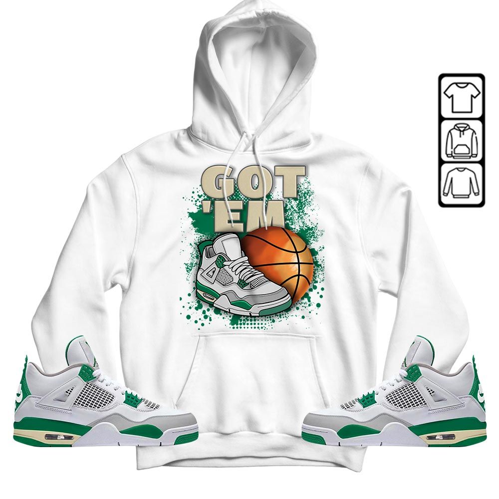 GOTEM BALLS Sneaker Shirt Match Retro Pine Green 4s, Jordan 4 Pine Green MKO T-Shirt