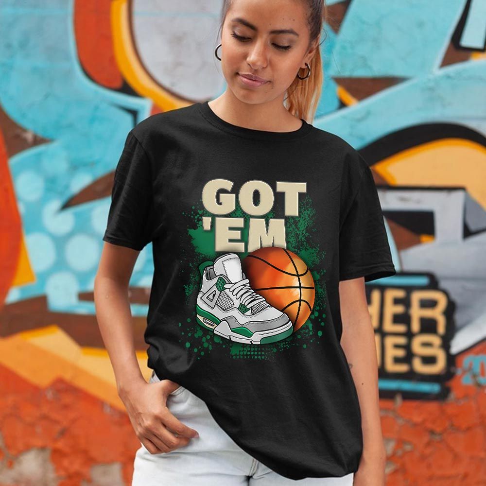 GOTEM BALLS Sneaker Shirt Match Retro Pine Green 4s, Jordan 4 Pine Green MKO T-Shirt GOTEM BALLS Sneaker Shirt Match Retro Pine Green 4s, Jordan 4 Pine Green MKO T-Shirt