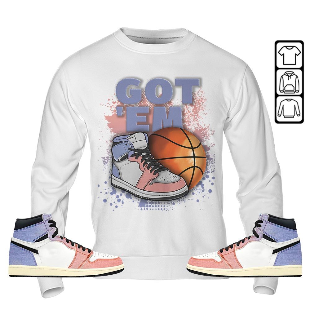 GOTEM BALLS Sneaker Shirt Match Retro Skyline 1s, Jordan 1 High OG Skyline MKO T-Shirt GOTEM BALLS Sneaker Shirt Match Retro Skyline 1s, Jordan 1 High OG Skyline MKO T-Shirt