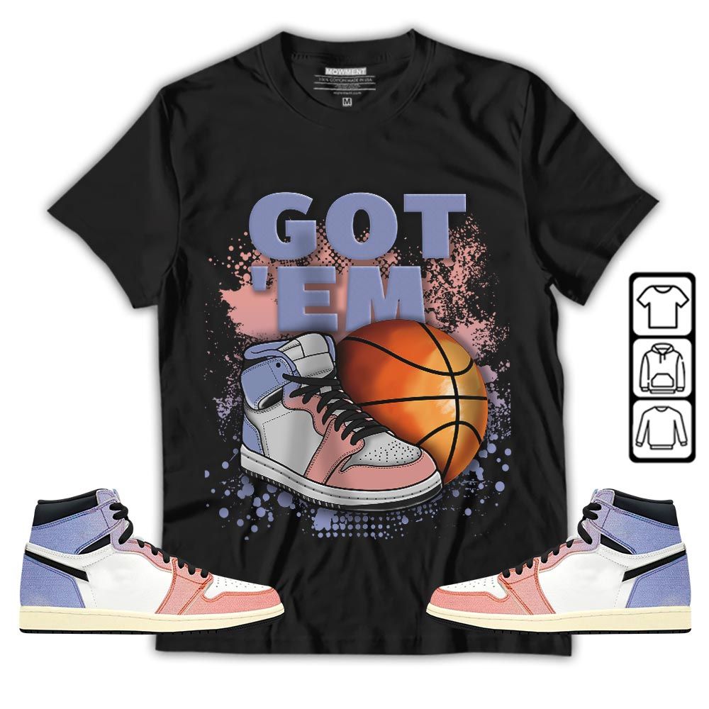 GOTEM BALLS Sneaker Shirt Match Retro Skyline 1s, Jordan 1 High OG Skyline MKO T-Shirt GOTEM BALLS Sneaker Shirt Match Retro Skyline 1s, Jordan 1 High OG Skyline MKO T-Shirt