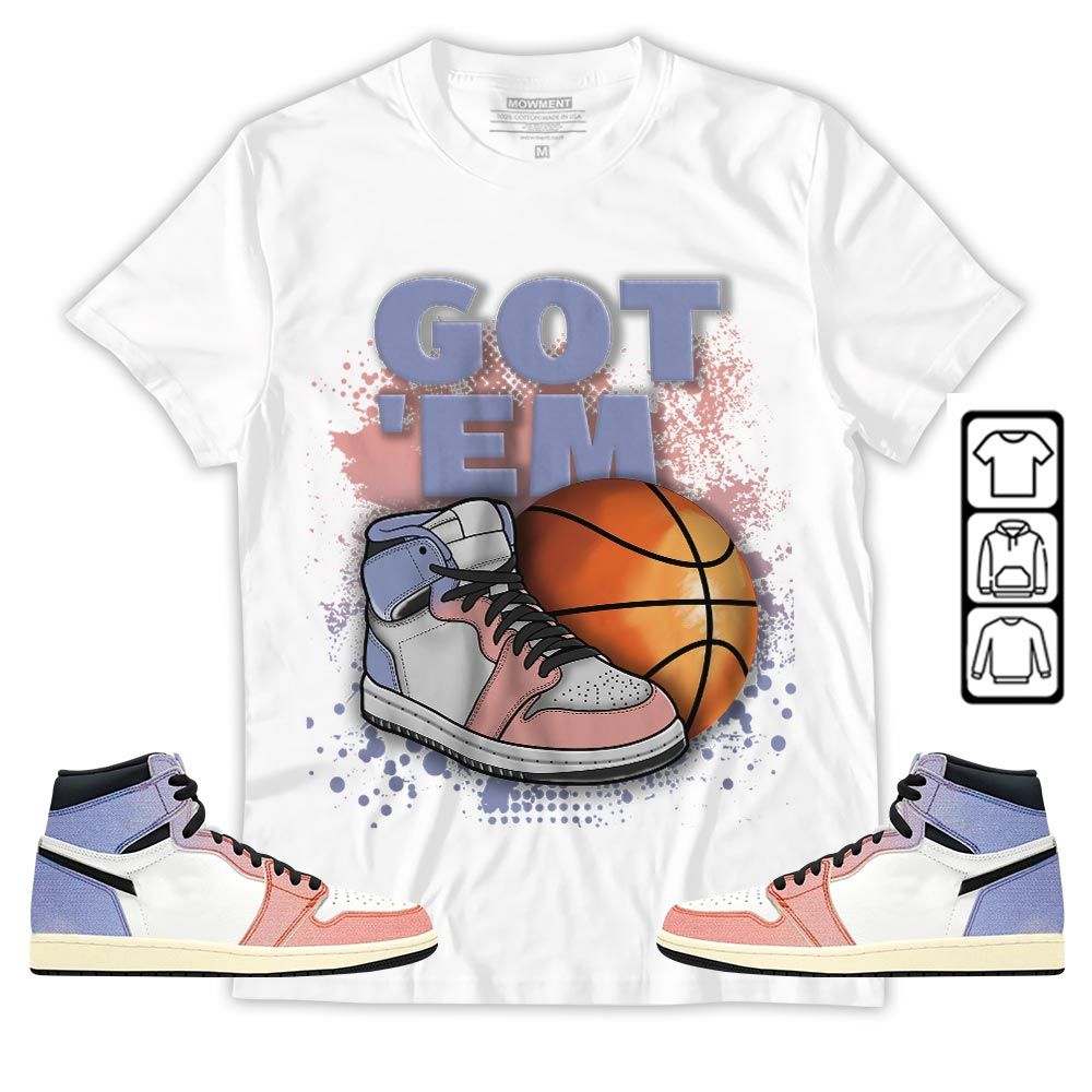 GOTEM BALLS Sneaker Shirt Match Retro Skyline 1s, Jordan 1 High OG Skyline MKO T-Shirt