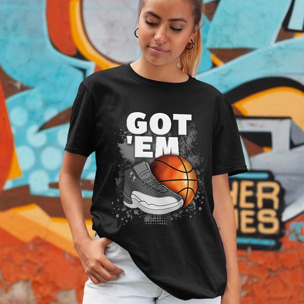 GOTEM BALLS Sneaker Shirt Match Retro Stealth 12s, Jordan 12 Retro Stealth MKO T-Shirt GOTEM BALLS Sneaker Shirt Match Retro Stealth 12s, Jordan 12 Retro Stealth MKO T-Shirt