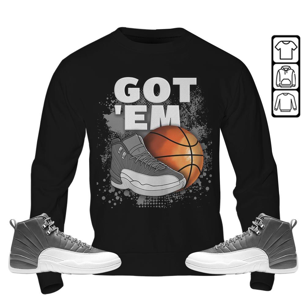 GOTEM BALLS Sneaker Shirt Match Retro Stealth 12s, Jordan 12 Retro Stealth MKO T-Shirt GOTEM BALLS Sneaker Shirt Match Retro Stealth 12s, Jordan 12 Retro Stealth MKO T-Shirt