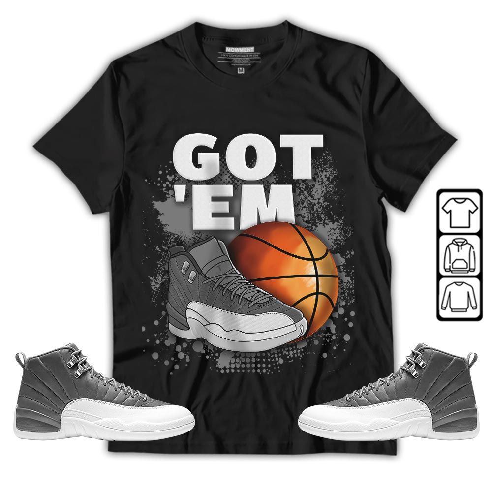 GOTEM BALLS Sneaker Shirt Match Retro Stealth 12s, Jordan 12 Retro Stealth MKO T-Shirt GOTEM BALLS Sneaker Shirt Match Retro Stealth 12s, Jordan 12 Retro Stealth MKO T-Shirt