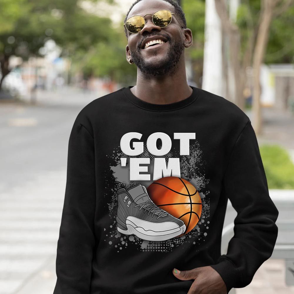 GOTEM BALLS Sneaker Shirt Match Retro Stealth 12s, Jordan 12 Retro Stealth MKO T-Shirt GOTEM BALLS Sneaker Shirt Match Retro Stealth 12s, Jordan 12 Retro Stealth MKO T-Shirt
