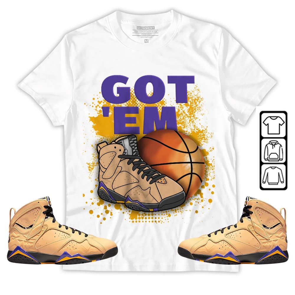 GOTEM BALLS Sneaker Shirt Match Vachetta Tan 7s, Jordan 7 SE Afrobeats MKO T-Shirt GOTEM BALLS Sneaker Shirt Match Vachetta Tan 7s, Jordan 7 SE Afrobeats MKO T-Shirt