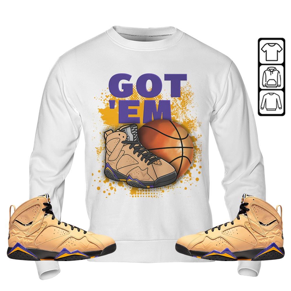 GOTEM BALLS Sneaker Shirt Match Vachetta Tan 7s, Jordan 7 SE Afrobeats MKO T-Shirt GOTEM BALLS Sneaker Shirt Match Vachetta Tan 7s, Jordan 7 SE Afrobeats MKO T-Shirt