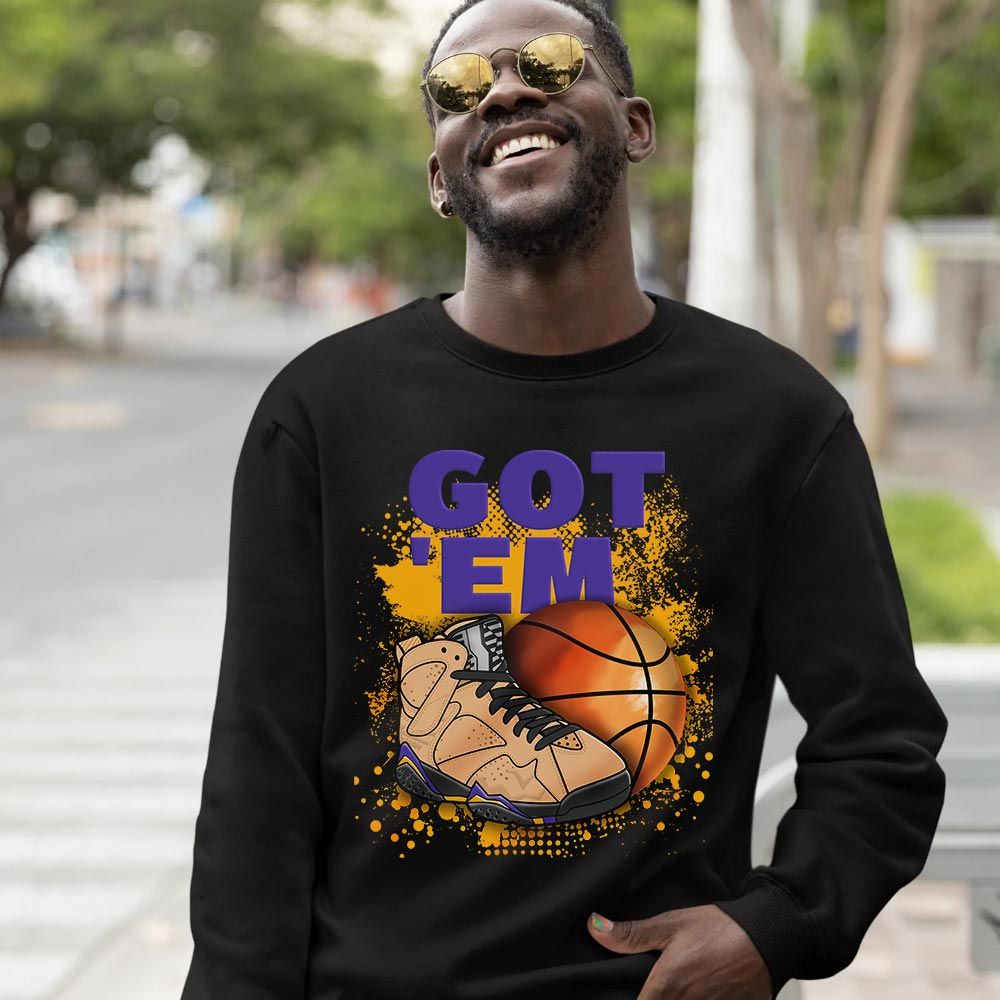 GOTEM BALLS Sneaker Shirt Match Vachetta Tan 7s, Jordan 7 SE Afrobeats MKO T-Shirt GOTEM BALLS Sneaker Shirt Match Vachetta Tan 7s, Jordan 7 SE Afrobeats MKO T-Shirt