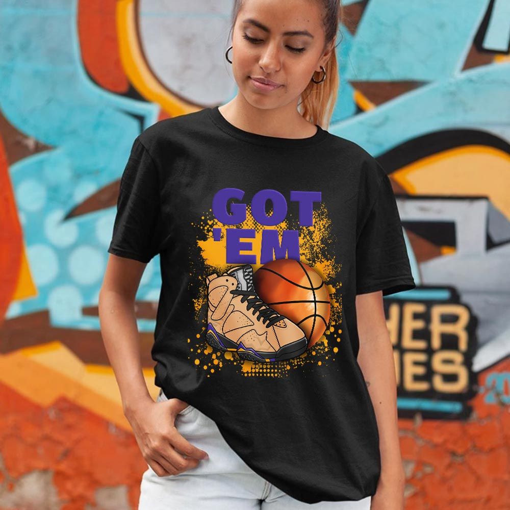 GOTEM BALLS Sneaker Shirt Match Vachetta Tan 7s, Jordan 7 SE Afrobeats MKO T-Shirt GOTEM BALLS Sneaker Shirt Match Vachetta Tan 7s, Jordan 7 SE Afrobeats MKO T-Shirt