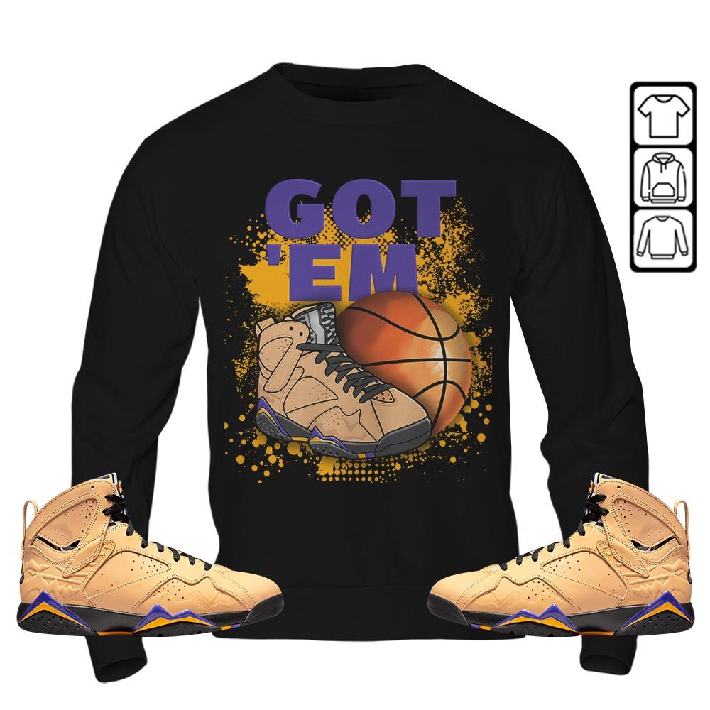 GOTEM BALLS Sneaker Shirt Match Vachetta Tan 7s, Jordan 7 SE Afrobeats MKO T-Shirt GOTEM BALLS Sneaker Shirt Match Vachetta Tan 7s, Jordan 7 SE Afrobeats MKO T-Shirt