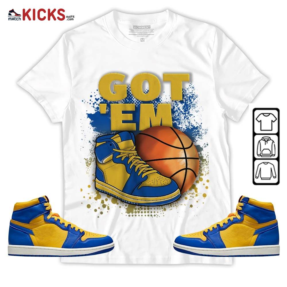 GOT’EM SNKRS Sneaker Shirt Match 2023 Laney 1s, Jordan 1 Retro High Laney MKO T-Shirt