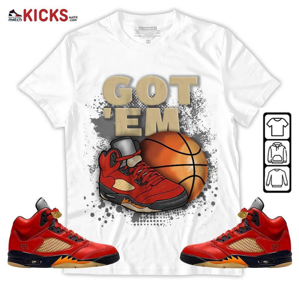 GOT’EM SNKRS Sneaker Shirt Match 5 Dunk On Mars, Jordan 5 Mars For Her MKO T-Shirt