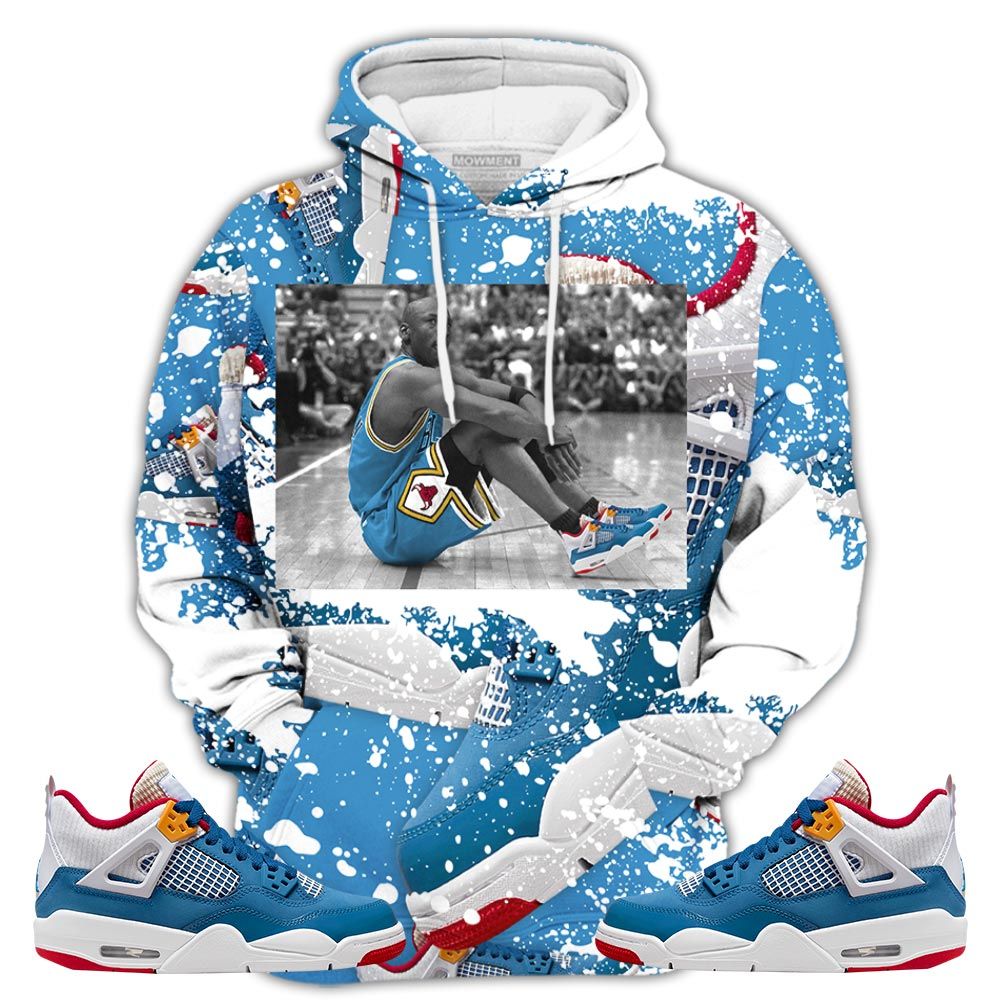 Graffiti Basketball Number 23 Sneaker Shirt Match Retro Messy Room 4S, Jordan 4 Gs Messy Room Hoodie Sweatshirt Tee All Over Print MKO Shirt