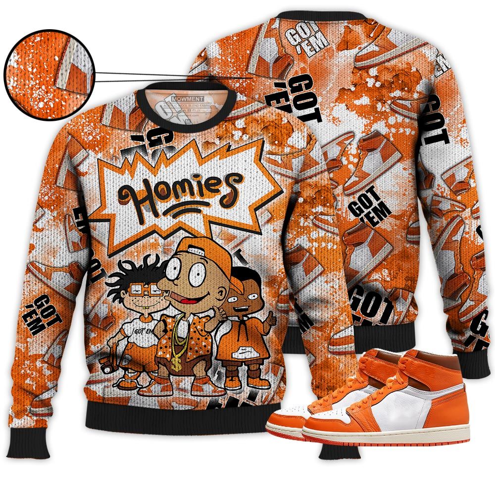 Graffiti Cartoon 90S Homies Sneaker Shirt Match High Og Starfish 1S, Jordan 1 Retro High Og Starfish Hoodie Sweatshirt Tee All Over Print MKO Shirt Graffiti Cartoon 90S Homies Sneaker Shirt Match High Og Starfish 1S, Jordan 1 Retro High Og Starfish Hoodie Sweatshirt Tee All Over Print MKO Shirt