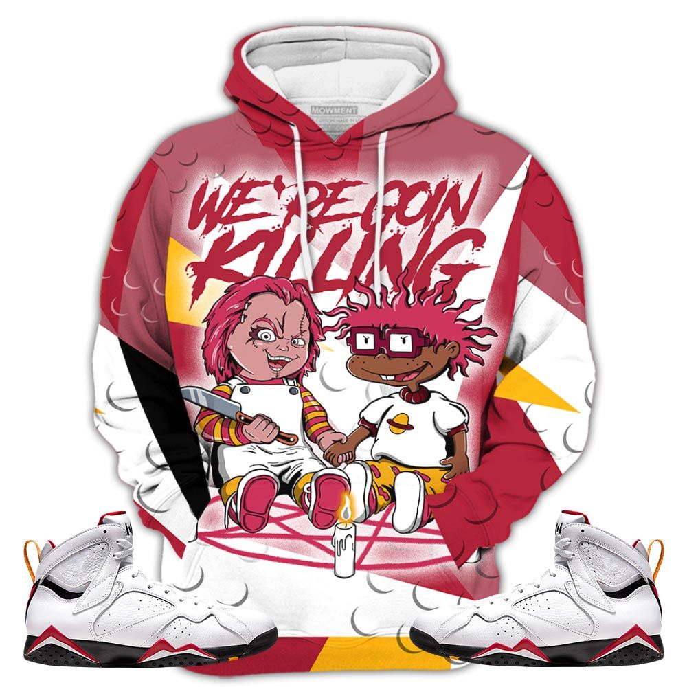 Graffiti Cartoon 90S Rugrats Horror Sneaker Shirt Match Og Cardinal 7S, Jordan 7 Retro Cardinal Hoodie Sweatshirt Tee All Over Print MKO Shirt Graffiti Cartoon 90S Rugrats Horror Sneaker Shirt Match Og Cardinal 7S, Jordan 7 Retro Cardinal Hoodie Sweatshirt Tee All Over Print MKO Shirt