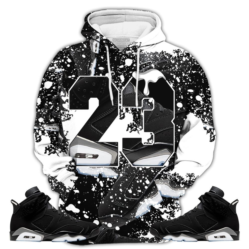 Graffiti Design Number 23 Drip Shoes Sneaker Shirt Match Retro Metallic Silver 6S, Jordan 6 Black Chrome Hoodie Sweatshirt Tee All Over Print MKO Shirt Graffiti Design Number 23 Drip Shoes Sneaker Shirt Match Retro Metallic Silver 6S, Jordan 6 Black Chrome Hoodie Sweatshirt Tee All Over Print MKO Shirt