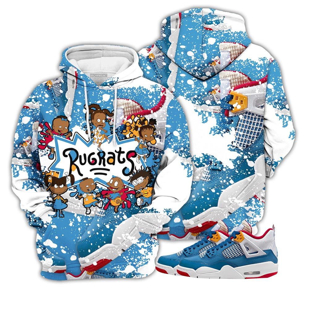 Graffiti Funny Cartoon 90S Sneaker Shirt Match Retro Messy Room 4S, Jordan 4 Gs Messy Room Hoodie Sweatshirt Tee All Over Print MKO Shirt
