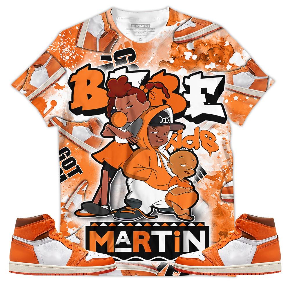 Graffiti Martin Babes Kids 90S Sneaker Shirt Match Retro Starfish 1S, Jordan 1 Retro High Og Starfish Hoodie Sweatshirt Tee All Over Print MKO Shirt Graffiti Martin Babes Kids 90S Sneaker Shirt Match Retro Starfish 1S, Jordan 1 Retro High Og Starfish Hoodie Sweatshirt Tee All Over Print MKO Shirt