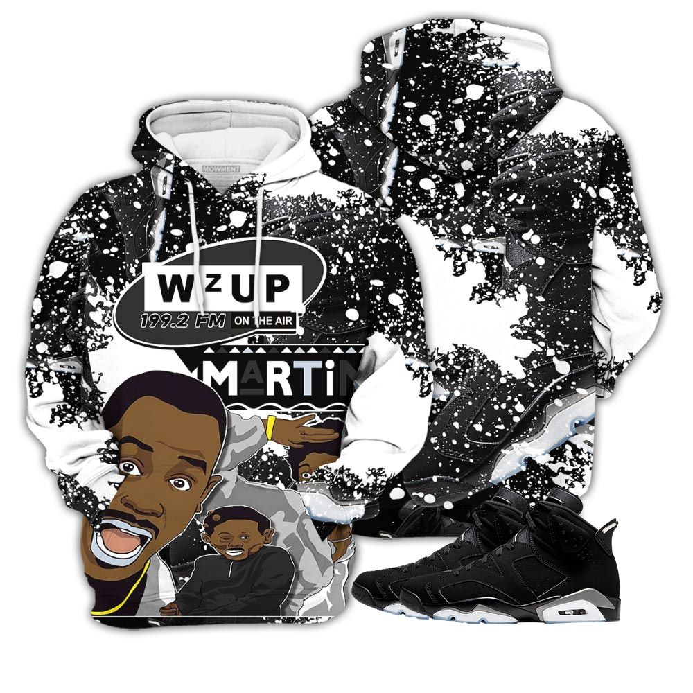 Graffiti Martin Tv 90S Melanin Sneaker Shirt Match Retro Metallic Silver 6S, Jordan 6 Black Chrome Hoodie Sweatshirt Tee All Over Print MKO Shirt Graffiti Martin Tv 90S Melanin Sneaker Shirt Match Retro Metallic Silver 6S, Jordan 6 Black Chrome Hoodie Sweatshirt Tee All Over Print MKO Shirt