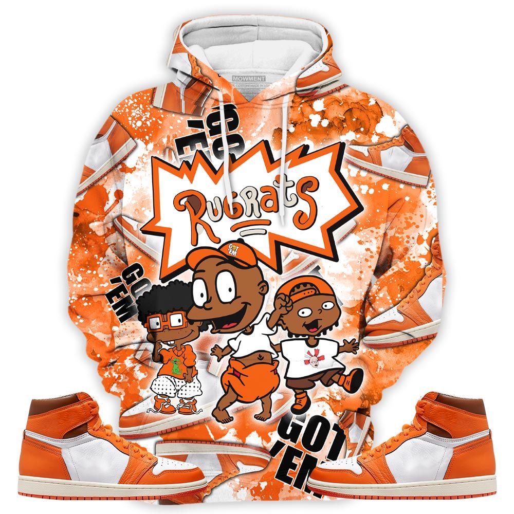 Graffiti Melanin Rugrats Kid Sneaker Shirt Match High Og Starfish 1S, Jordan 1 Retro High Og Starfish Hoodie Sweatshirt Tee All Over Print MKO Shirt Graffiti Melanin Rugrats Kid Sneaker Shirt Match High Og Starfish 1S, Jordan 1 Retro High Og Starfish Hoodie Sweatshirt Tee All Over Print MKO Shirt