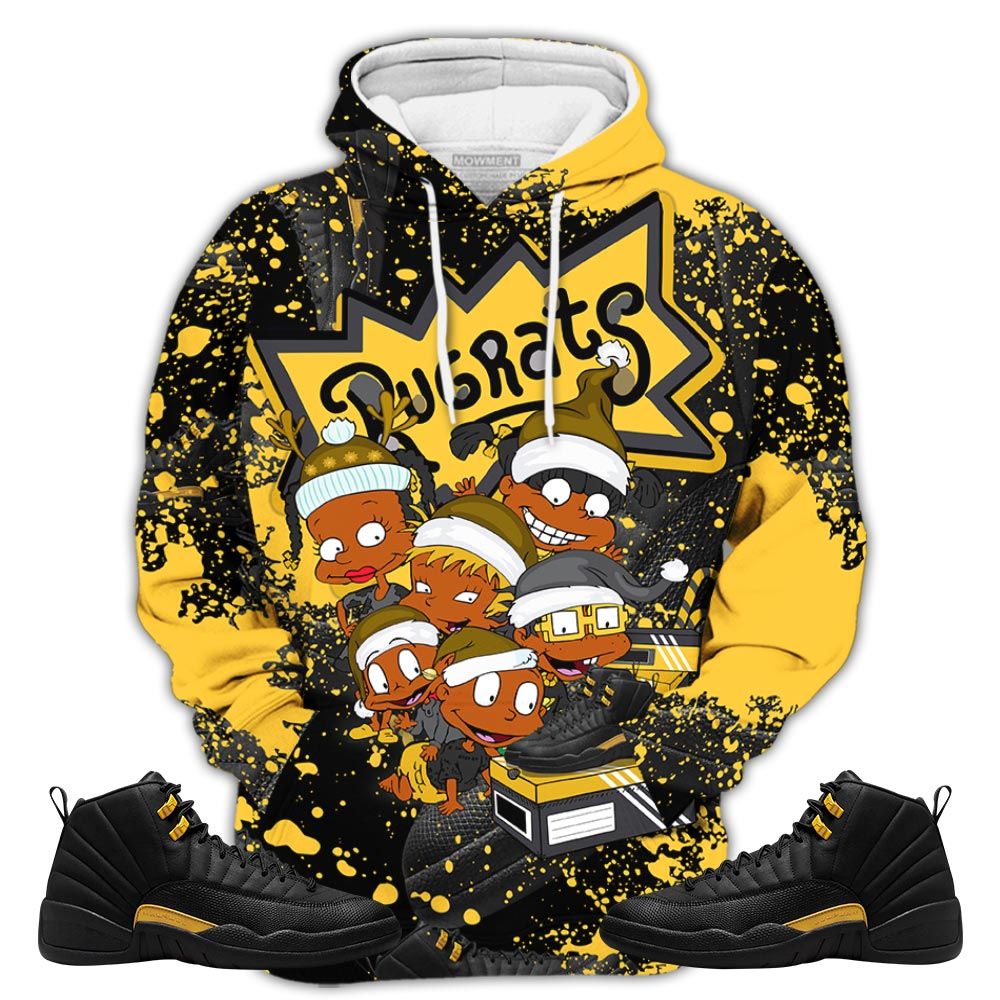 Graffiti Rugrats Kids Xmas Sneaker Shirt Match Black Taxi 12S, Jordan 12 Retro Black Taxi Hoodie Sweatshirt Tee All Over Print MKO Shirt Graffiti Rugrats Kids Xmas Sneaker Shirt Match Black Taxi 12S, Jordan 12 Retro Black Taxi Hoodie Sweatshirt Tee All Over Print MKO Shirt