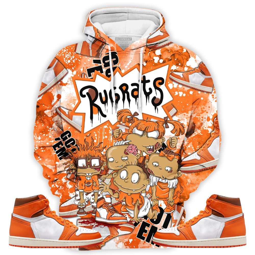 Graffiti Rugrats Zombie Sneaker Shirt Match High Og Starfish 1S, Jordan 1 Retro High Og Starfish Hoodie Sweatshirt Tee All Over Print MKO Shirt Graffiti Rugrats Zombie Sneaker Shirt Match High Og Starfish 1S, Jordan 1 Retro High Og Starfish Hoodie Sweatshirt Tee All Over Print MKO Shirt