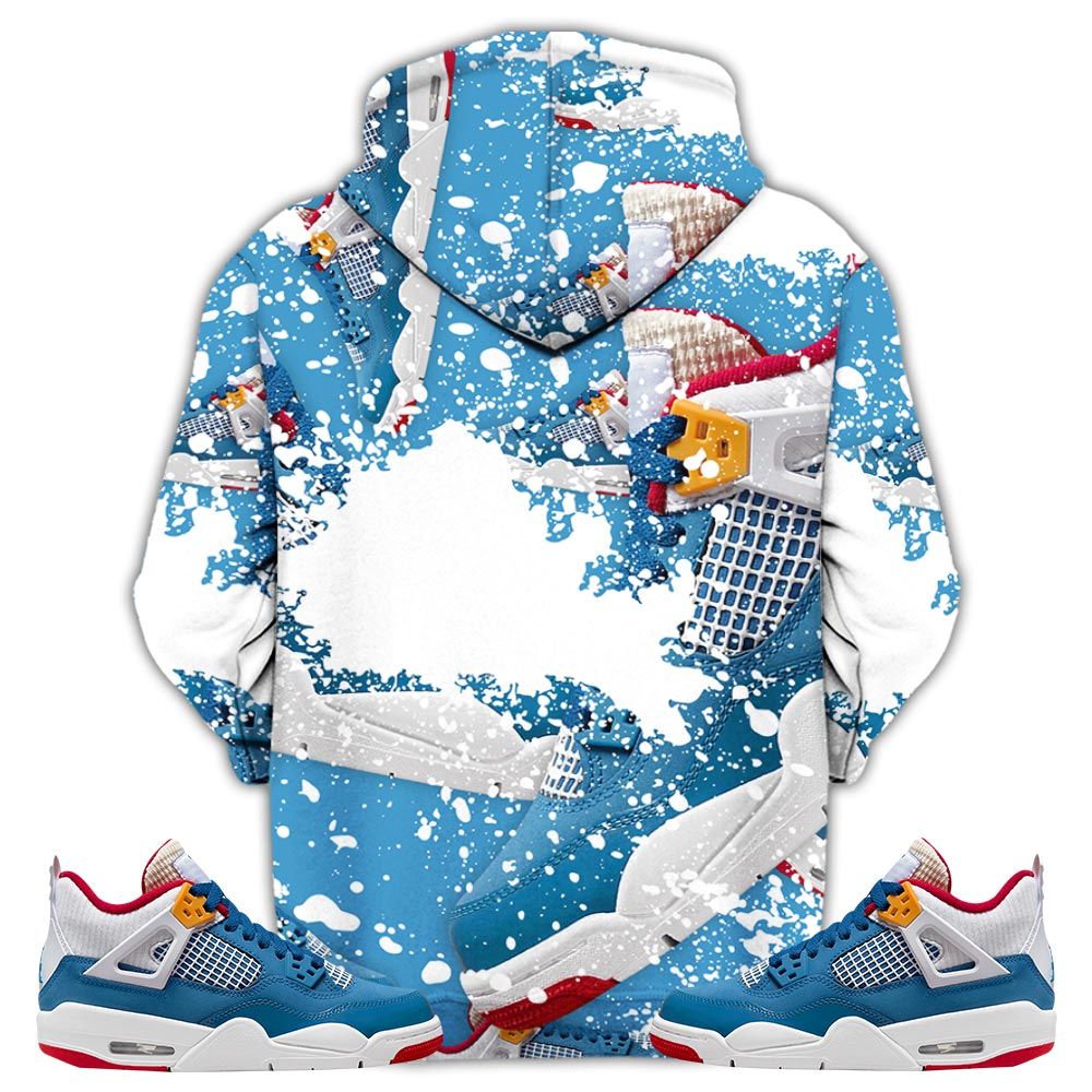 Graffiti Shoes Dripping Sneaker Shirt Match Retro Messy Room 4S, Jordan 4 Gs Messy Room Hoodie Sweatshirt Tee All Over Print MKO Shirt