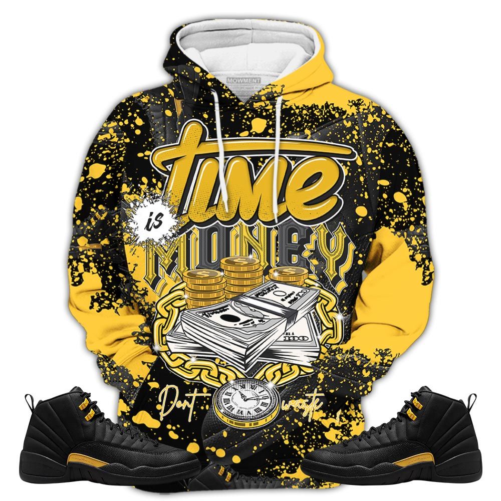 Graffiti Time Is Money Sneaker Shirt Match Black Taxi 12S, Jordan 12 Retro Black Taxi Hoodie Sweatshirt Tee All Over Print MKO Shirt Graffiti Time Is Money Sneaker Shirt Match Black Taxi 12S, Jordan 12 Retro Black Taxi Hoodie Sweatshirt Tee All Over Print MKO Shirt