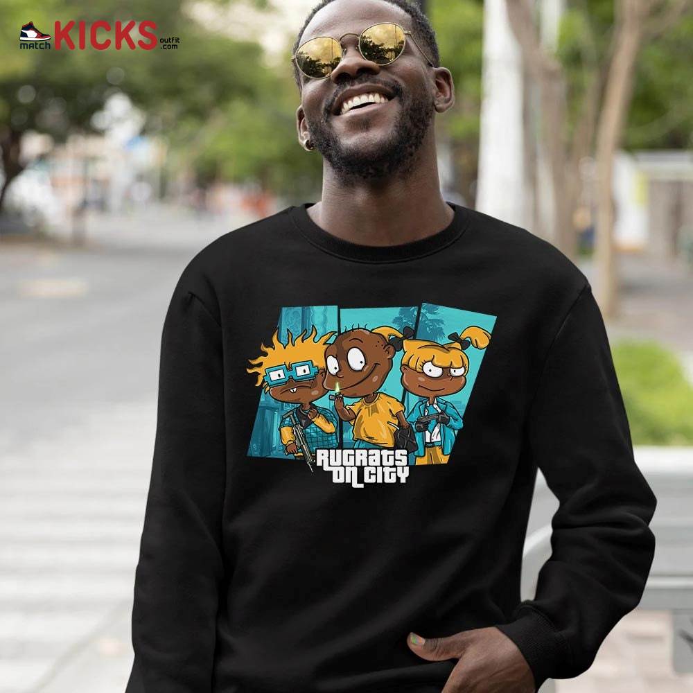 GTA V Rugrats Sneaker Shirt Match 2023 Retro Aqua 5s, Jordan 5 Aqua MKO T-Shirt GTA V Rugrats Sneaker Shirt Match 2023 Retro Aqua 5s, Jordan 5 Aqua MKO T-Shirt