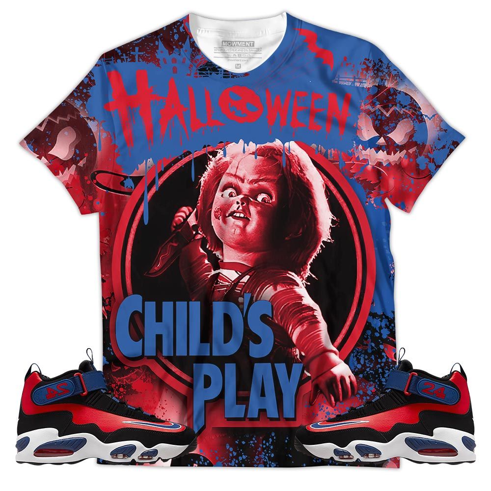 Halloween Childs Play Chucky Sneaker Shirt Match Max 1 Navy Red Black, Air Griffey Max 1 Black Red Navy Blue Hoodie Sweatshirt Tee All Over Print MKO Shirt Halloween Childs Play Chucky Sneaker Shirt Match Max 1 Navy Red Black, Air Griffey Max 1 Black Red Navy Blue Hoodie Sweatshirt Tee All Over Print MKO Shirt