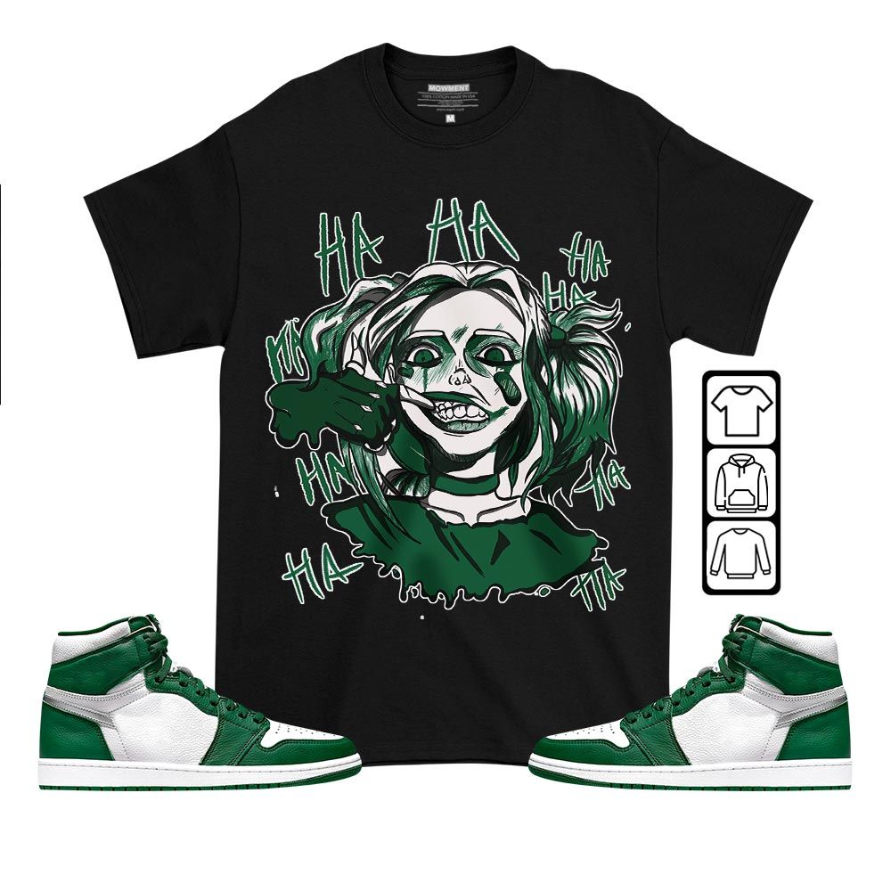 Harley Quinm Sneaker Shirt Match High Gorge Green 1s, Jordan 1 Retro High Gorge Green MKO T-Shirt Harley Quinm Sneaker Shirt Match High Gorge Green 1s, Jordan 1 Retro High Gorge Green MKO T-Shirt
